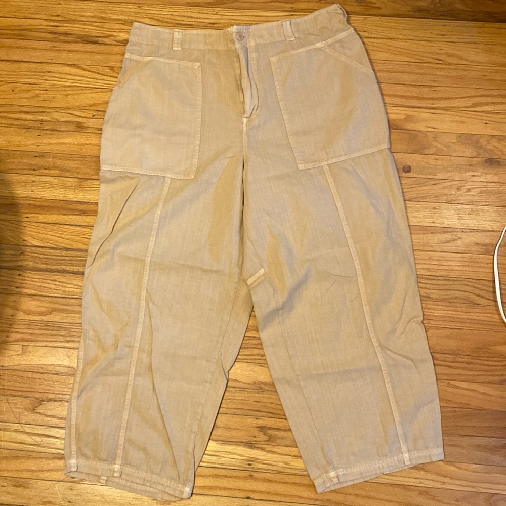 Universal Thread Khaki Wide Leg High Rise Pants
